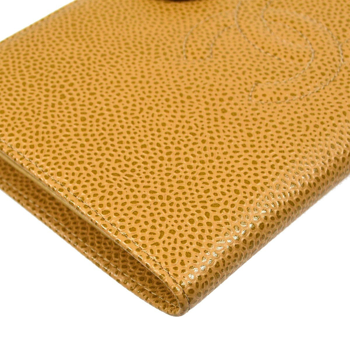 Chanel Timeless CC French Wallet Caviar, BEIGE, LEATHER, Wallets