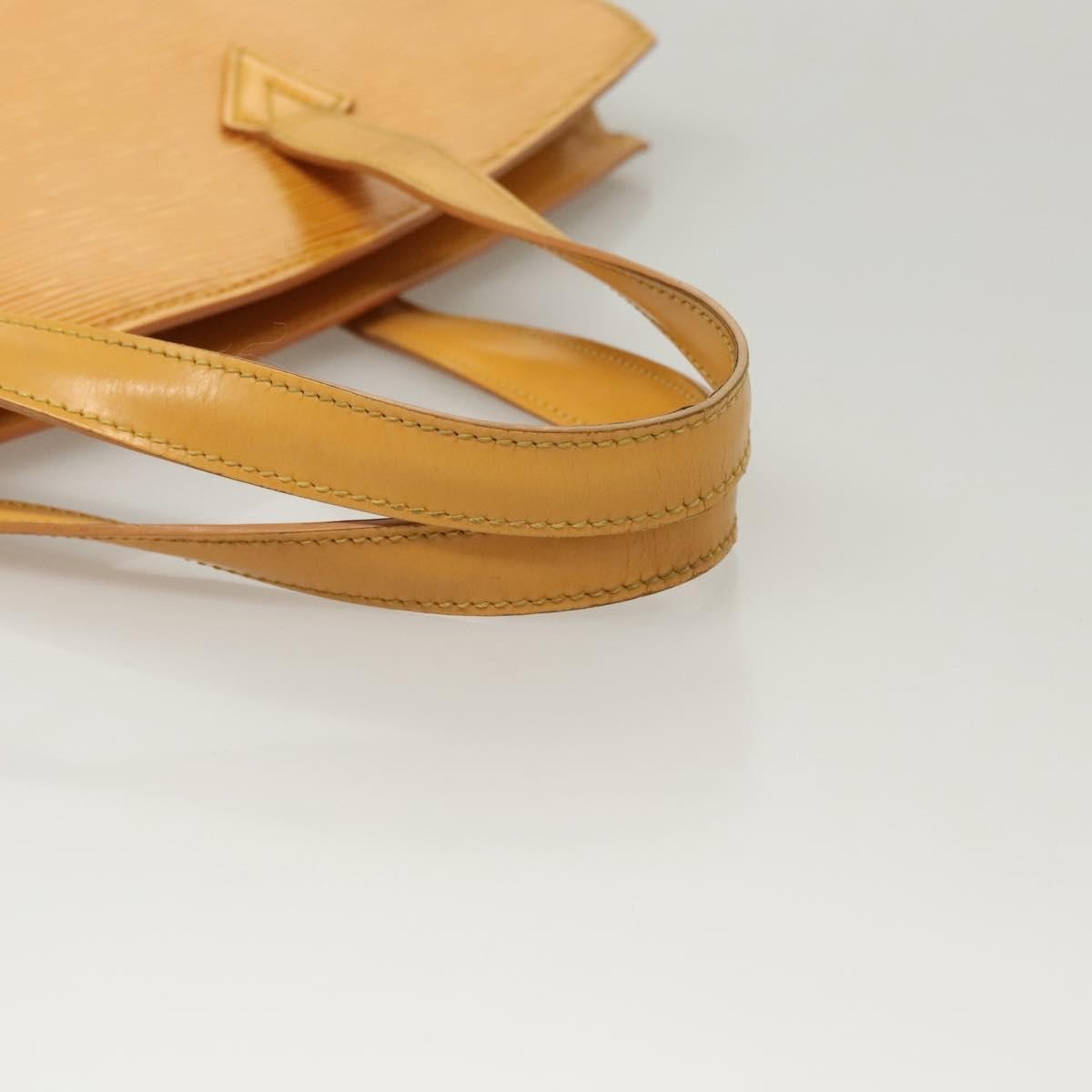 Louis Vuitton Saint Jacques Handbag Epi Leather, YELLOW, LEATHER, Handbag