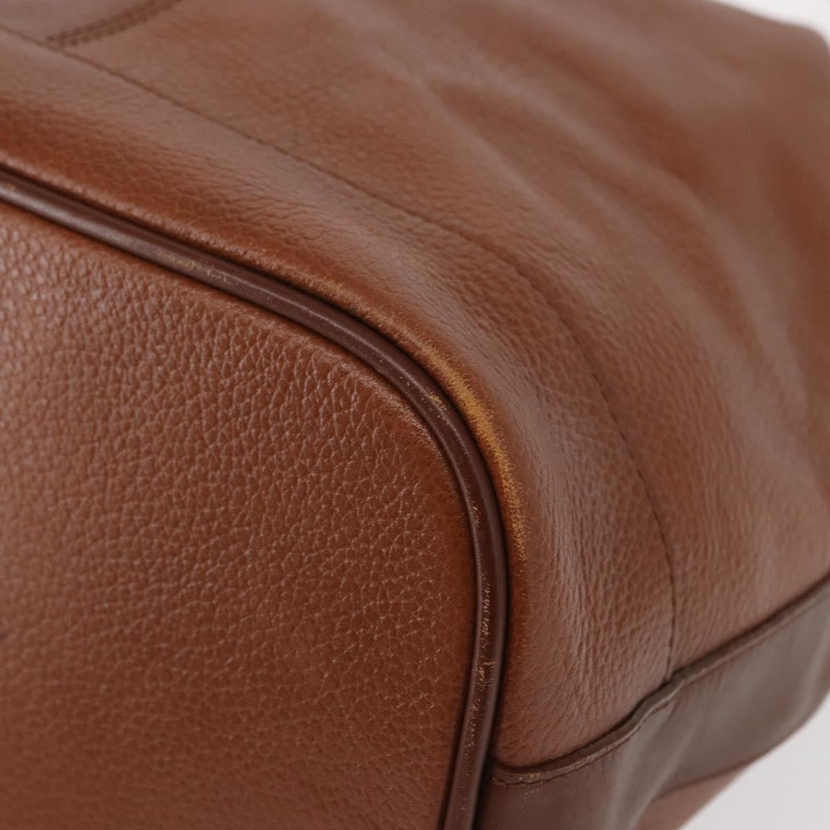 Burberry Vintage Shoulder Bag Leather, BROWN, LEATHER, Shoulder bag