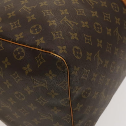 Louis Vuitton Keepall Bag Monogram Canvas, BROWN, CANVAS, Travel bag