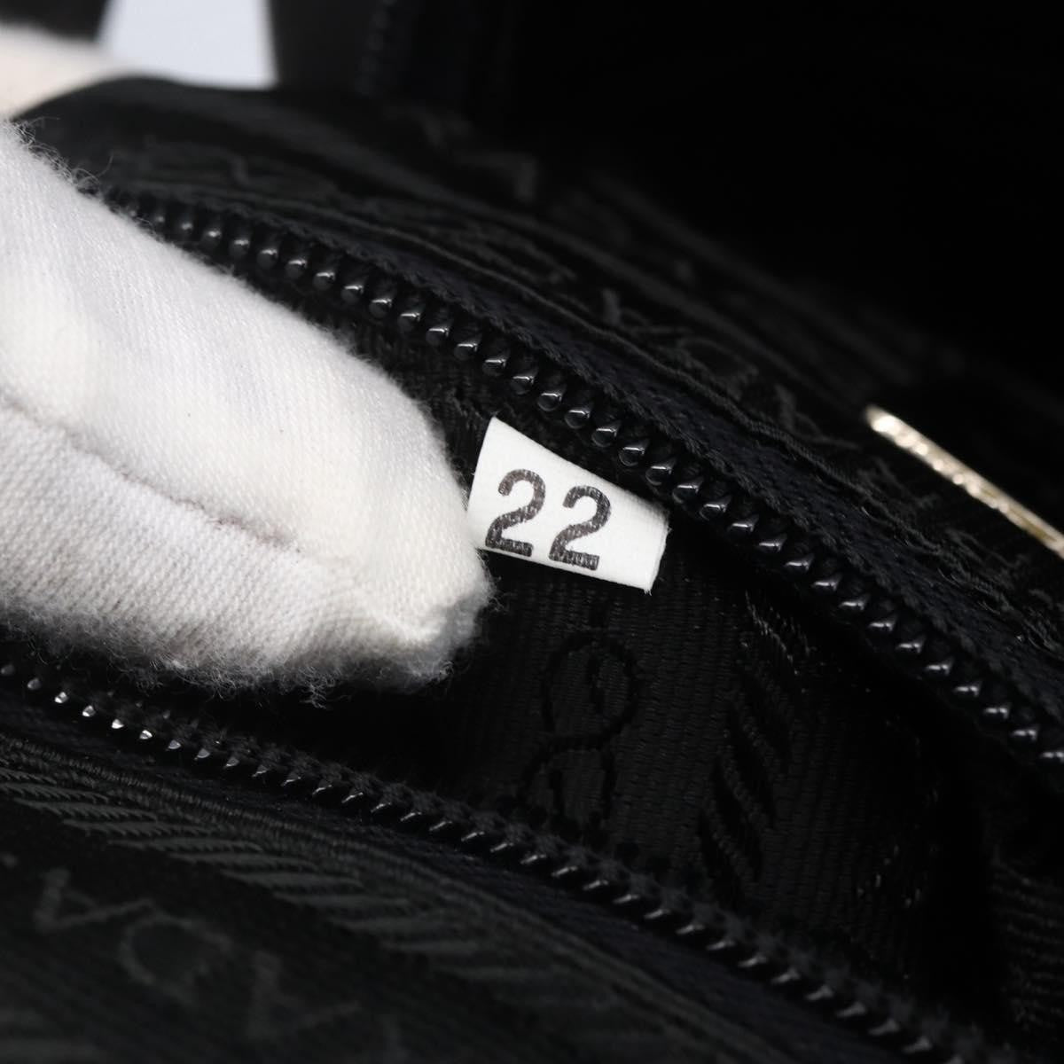 Prada Vintage Shoulder Bag Leather, BLACK, LEATHER, Shoulder bag