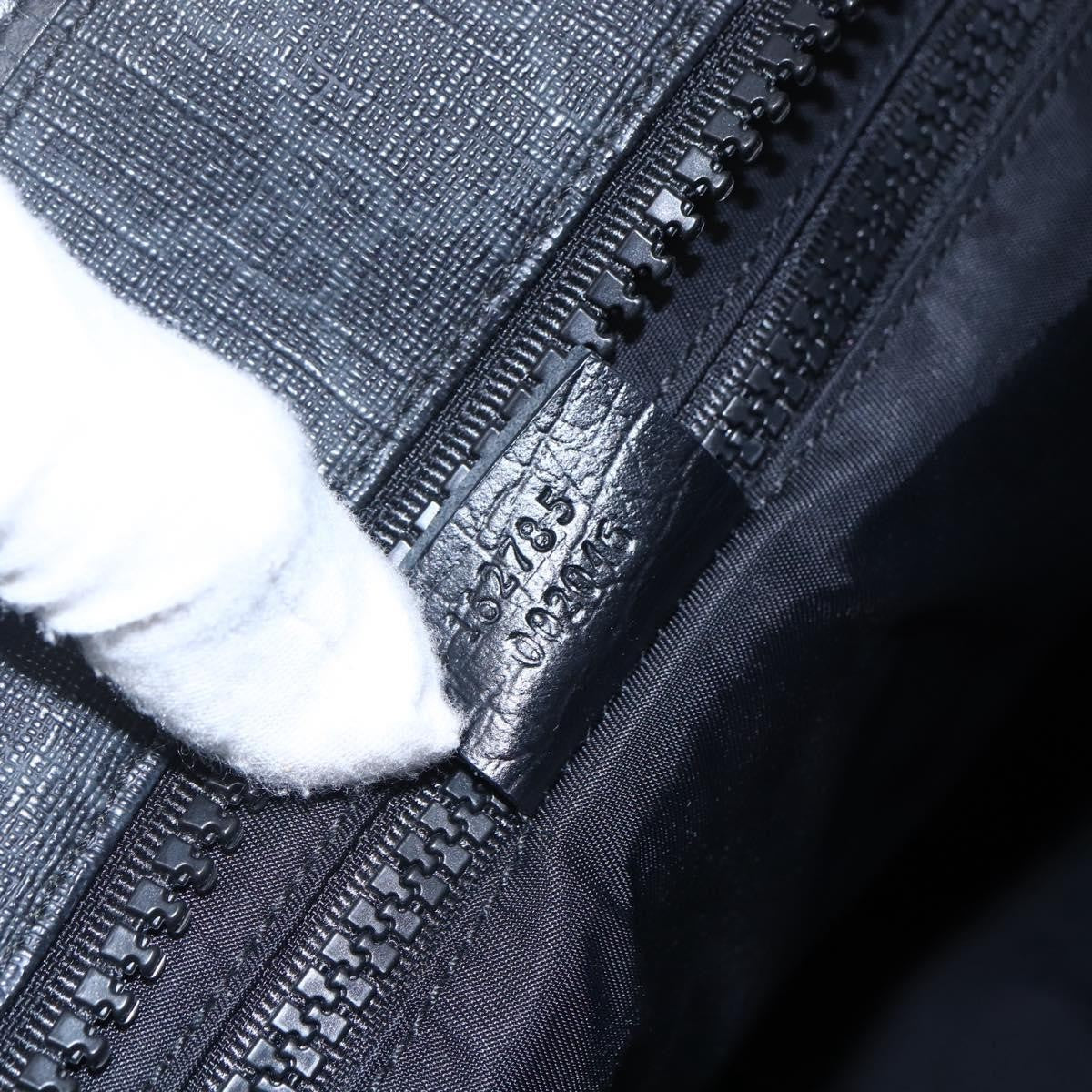 Gucci Convertible Zip Tote GG Canvas, BLACK, PVC, Tote bag