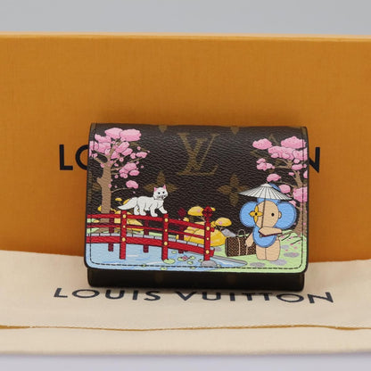 Louis Vuitton Victorine wallet Monogram Vivienne Japan Garden, BROWN, CANVAS, Wallets