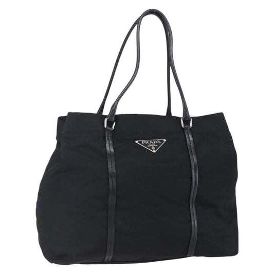 Prada Vintage Tote Tessuto, BLACK, NYLON, Tote bag