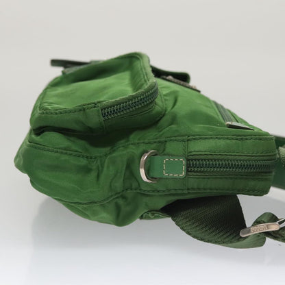 Prada Multi Pocket Zip Waist Bag Tessuto, GREEN, NYLON, Bag