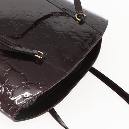 Louis Vuitton Avalon Handbag Monogram Vernis, PURPLE, PATENT_LEATHER, Handbag