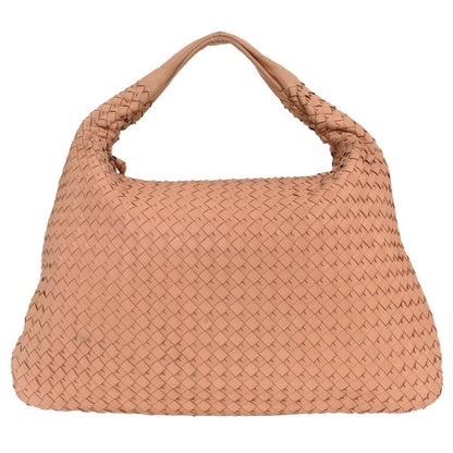 Bottega Veneta Veneta Hobo Intrecciato Nappa, PINK, LEATHER, Handbag