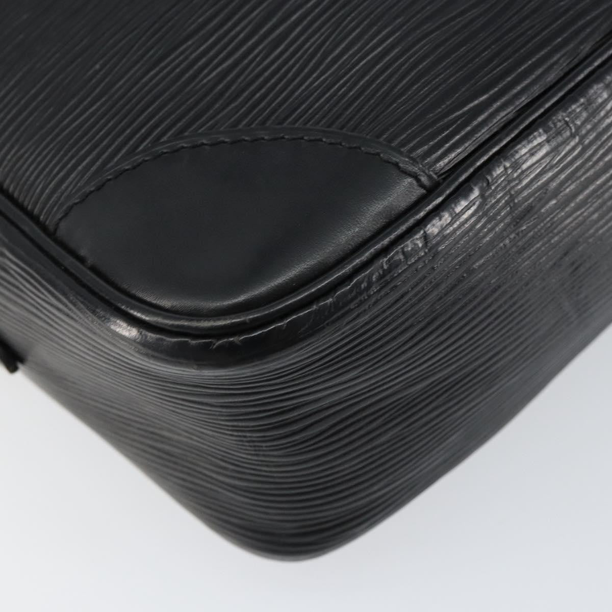 Louis Vuitton Trocadero Handbag Epi Leather, BLACK, LEATHER, Shoulder bag