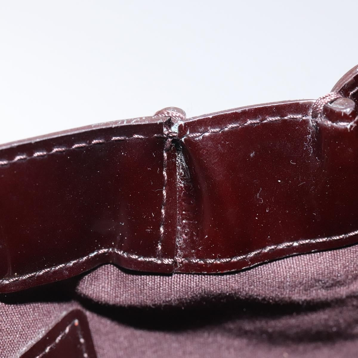 Louis Vuitton Wilshire Handbag Monogram Vernis, BURGUNDY, PATENT_LEATHER, Handbag