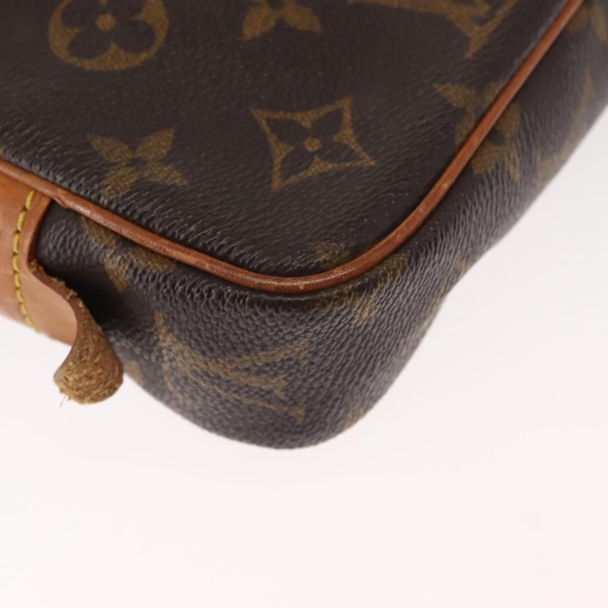 Louis Vuitton Pochette Marly Bandouliere Bag Monogram Canvas, BROWN, CANVAS, Shoulder bag