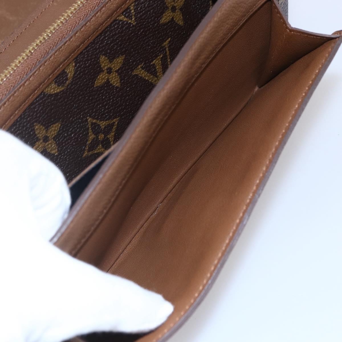 Louis Vuitton Elysee Wallet Monogram Canvas and Leather, CAMEL, CANVAS, Wallets