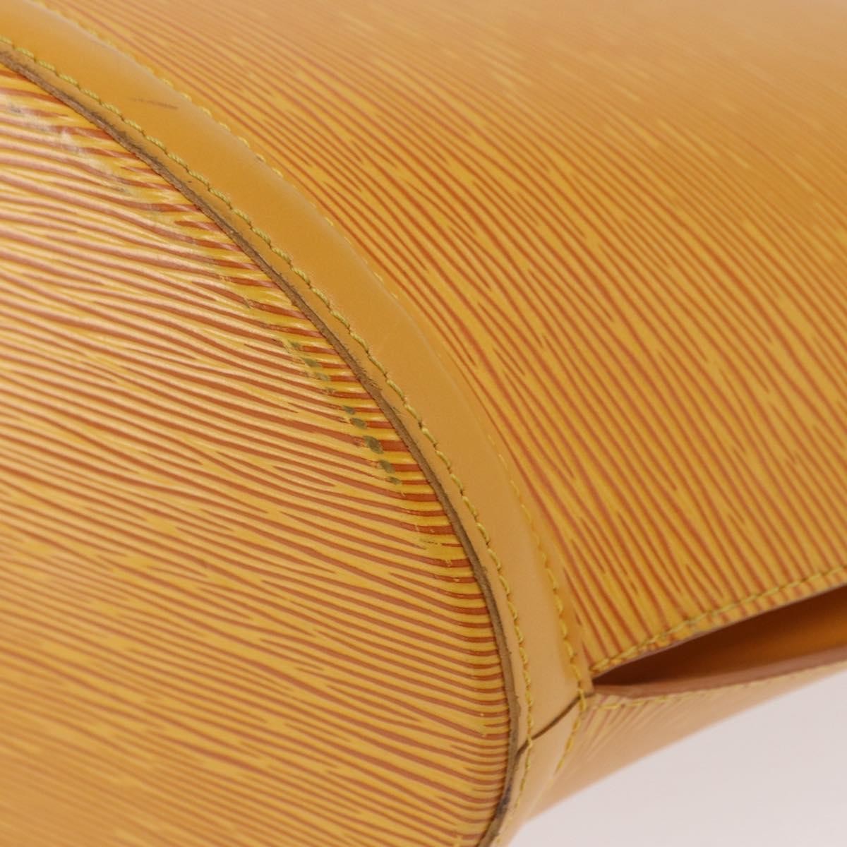 Louis Vuitton Saint Jacques Handbag Epi Leather, YELLOW, LEATHER, Shoulder bag