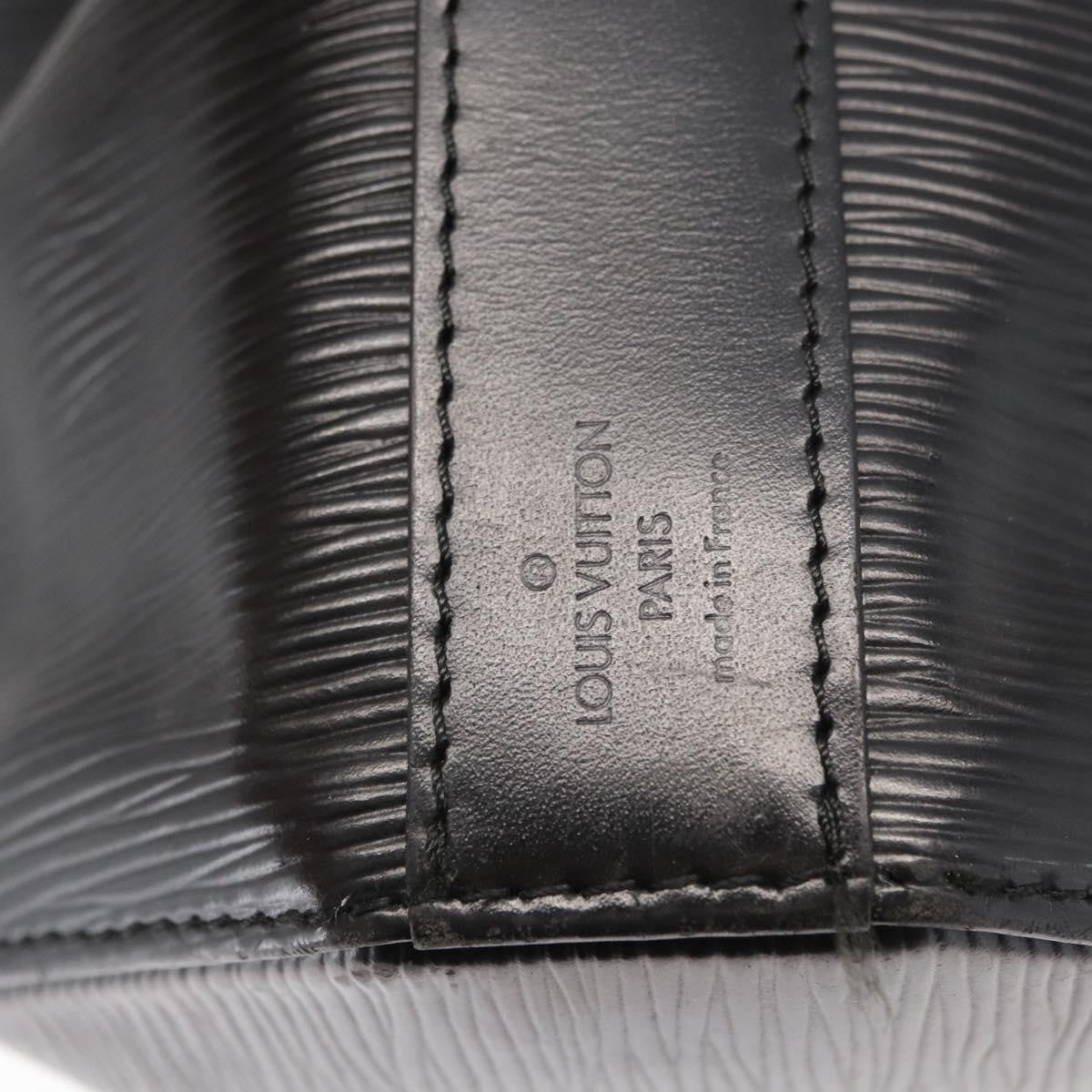 Louis Vuitton Vintage Sac d'Epaule Handbag Epi Leather, BLACK, LEATHER, Shoulder bag