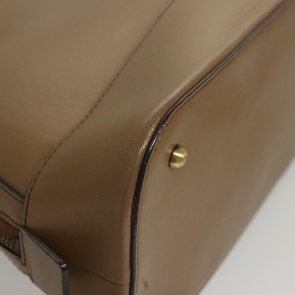 Burberry Vintage Zip Dome Bag Leather, BROWN, LEATHER, Handbag