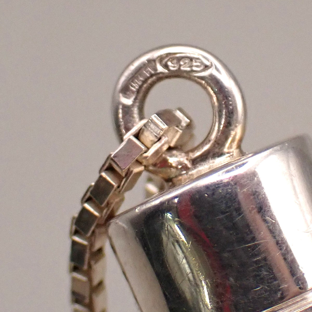 Gucci Bamboo Drop Pendant Necklace Sterling Silver, SILVER, STERLING_SILVER, Necklace