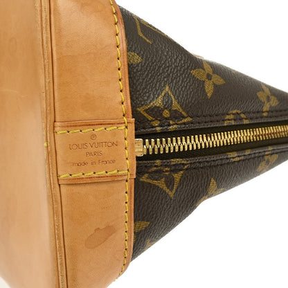Louis Vuitton Alma Handbag Monogram Canvas, BROWN, CANVAS, Handbag