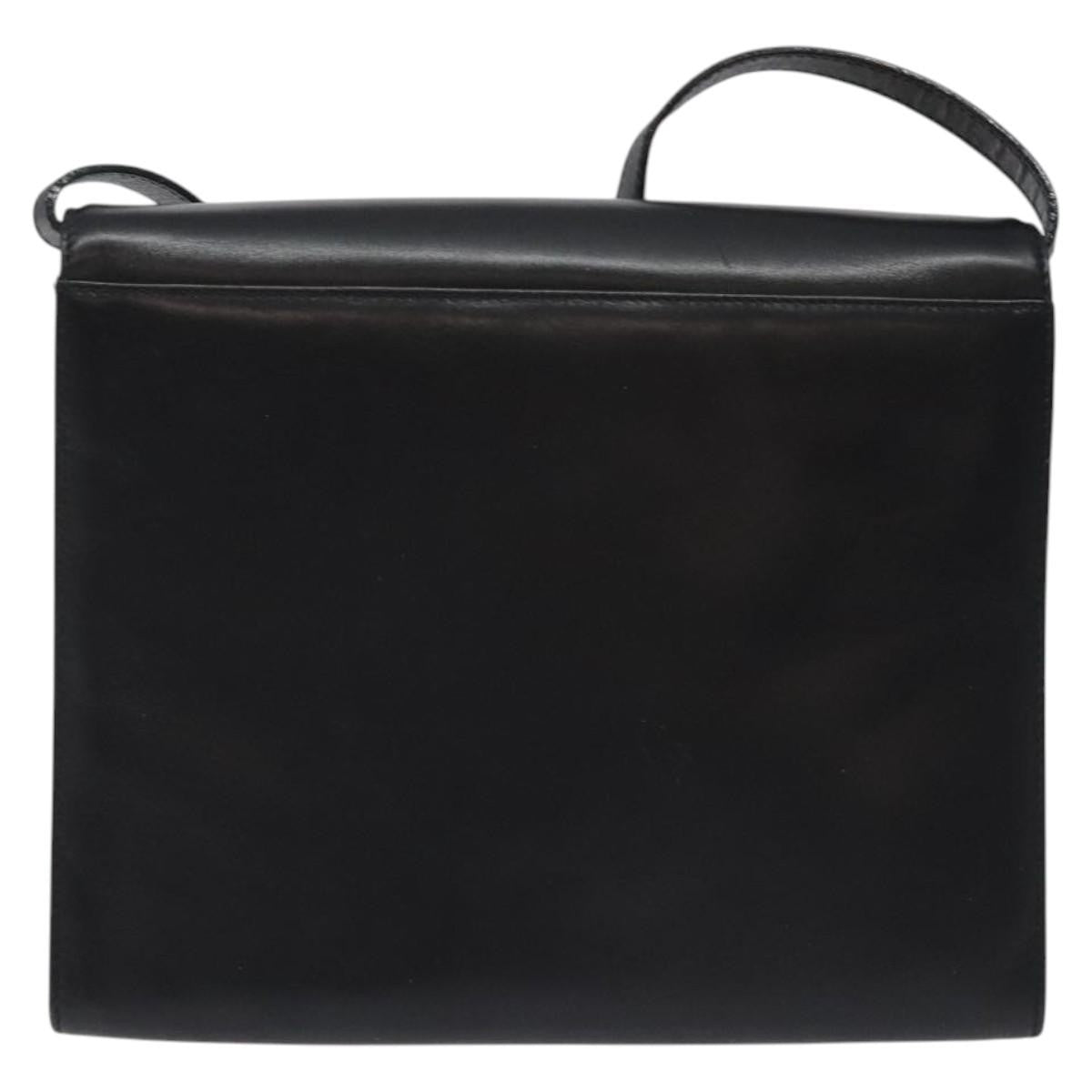 Salvatore Ferragamo Vara shoulder Bag Leather, Black, Leather, Shoulder Bag