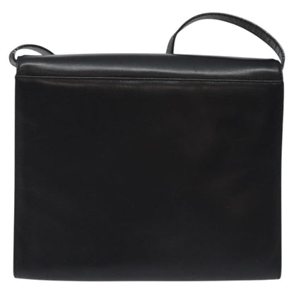 Salvatore Ferragamo Vara shoulder Bag Leather, Black, Leather, Shoulder Bag