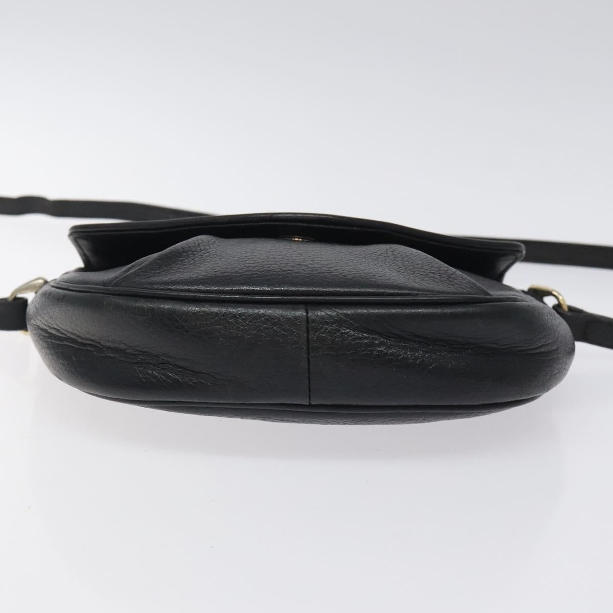 Burberry Flap Shoulder Bag Leather, BLACK, LEATHER, Shoulder bag