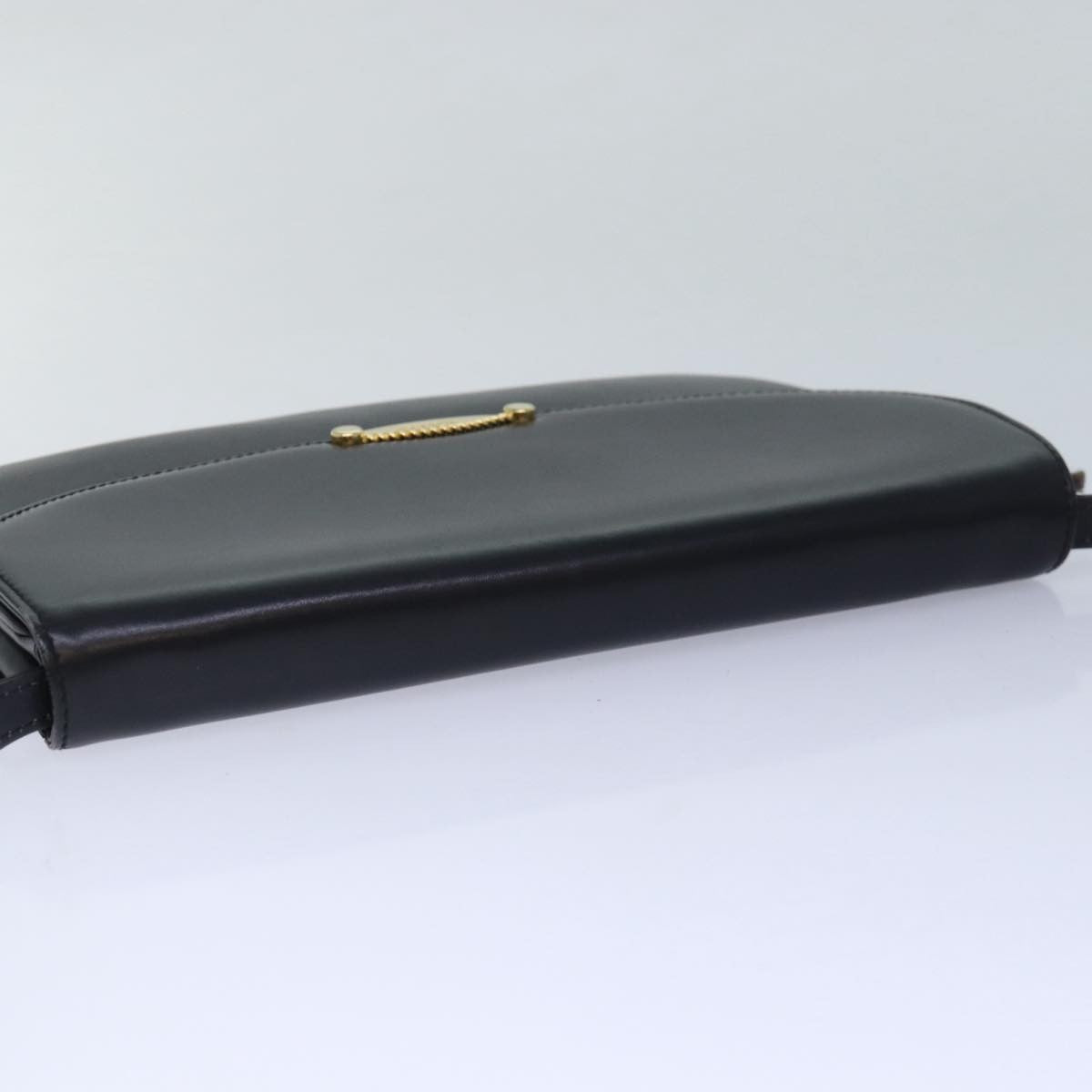 Bally Vintage Shoulder Bag Leather, BLACK, LEATHER, Shoulder bag