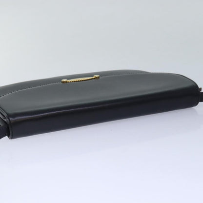 Bally Vintage Shoulder Bag Leather, BLACK, LEATHER, Shoulder bag