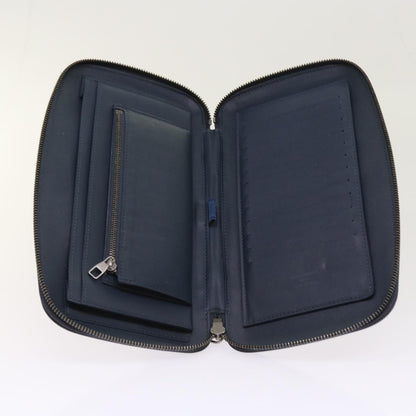 Louis Vuitton Organiser Atholl Leather, BLACK, LEATHER, Clutche & pouche