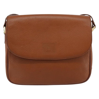 Burberry Vintage Shoulder Bag Leather, BROWN, LEATHER, Shoulder bag