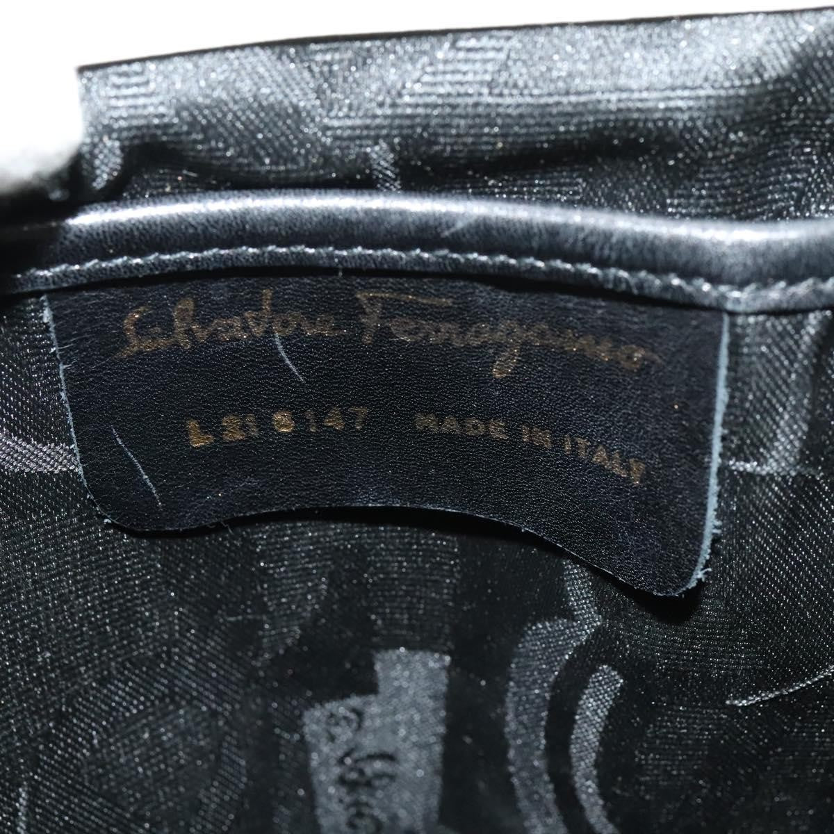 Salvatore Ferragamo Gancini Flap Drawstring Backpack Leather, WHITE, LEATHER, Backpack