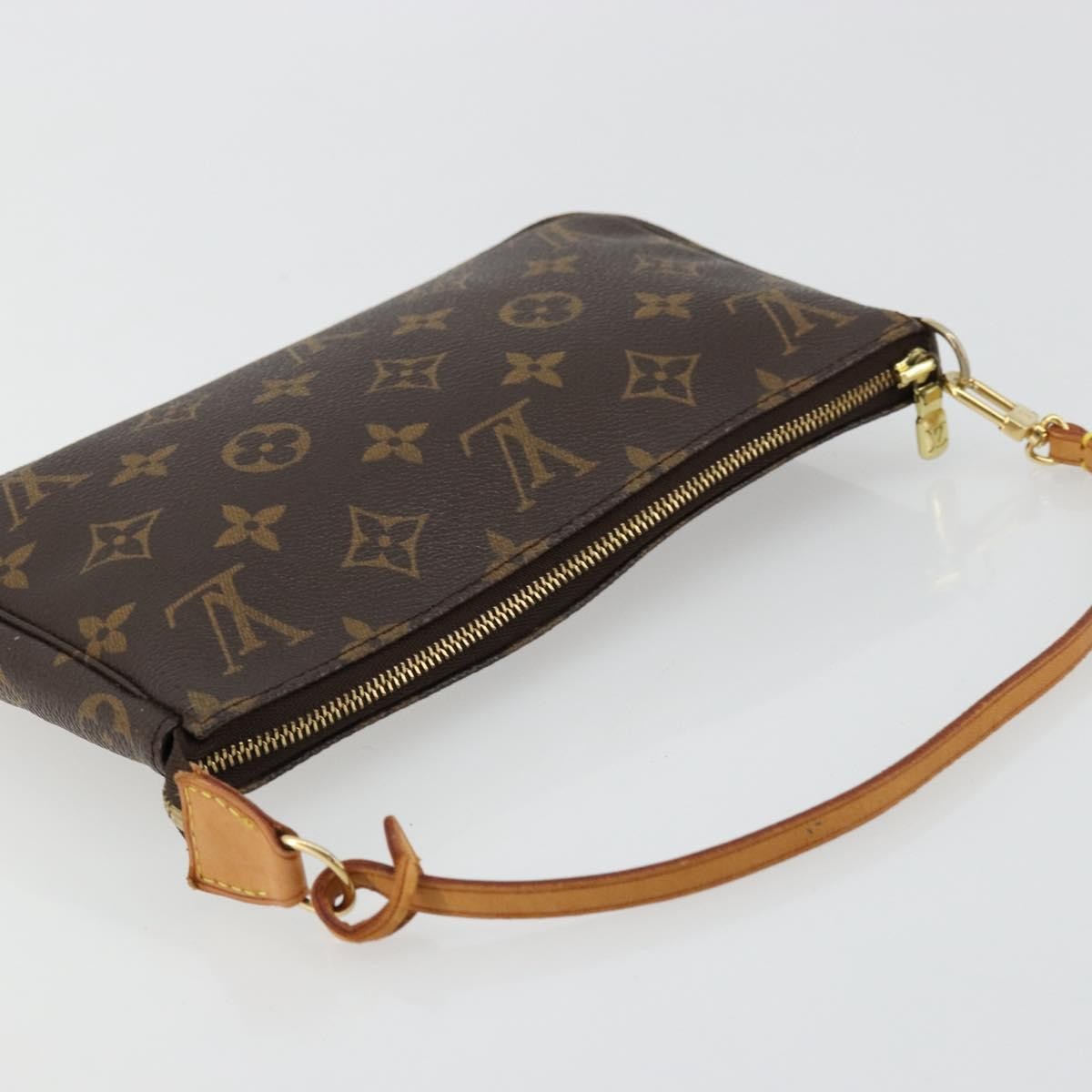 Louis Vuitton Pochette Accessoires NM Monogram Canvas, Brown, Canvas, Clutch