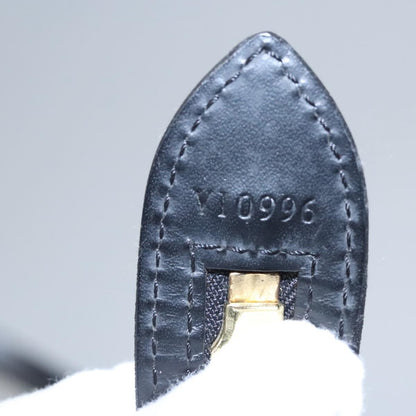 Louis Vuitton Saint Jacques Handbag Epi Leather, BLACK, LEATHER, Handbag