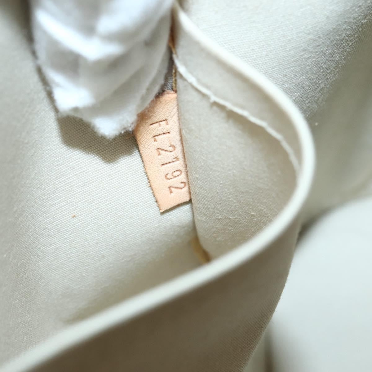 Louis Vuitton Alma Handbag Monogram Vernis, YELLOW, PATENT_LEATHER, Handbag