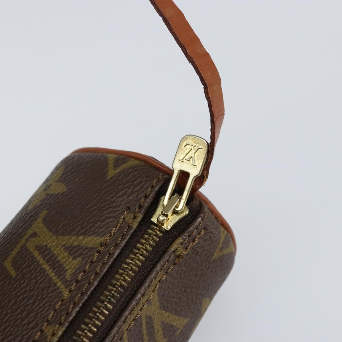 Louis Vuitton Papillon Pochette Monogram Canvas, BROWN, CANVAS, Clutche & pouche