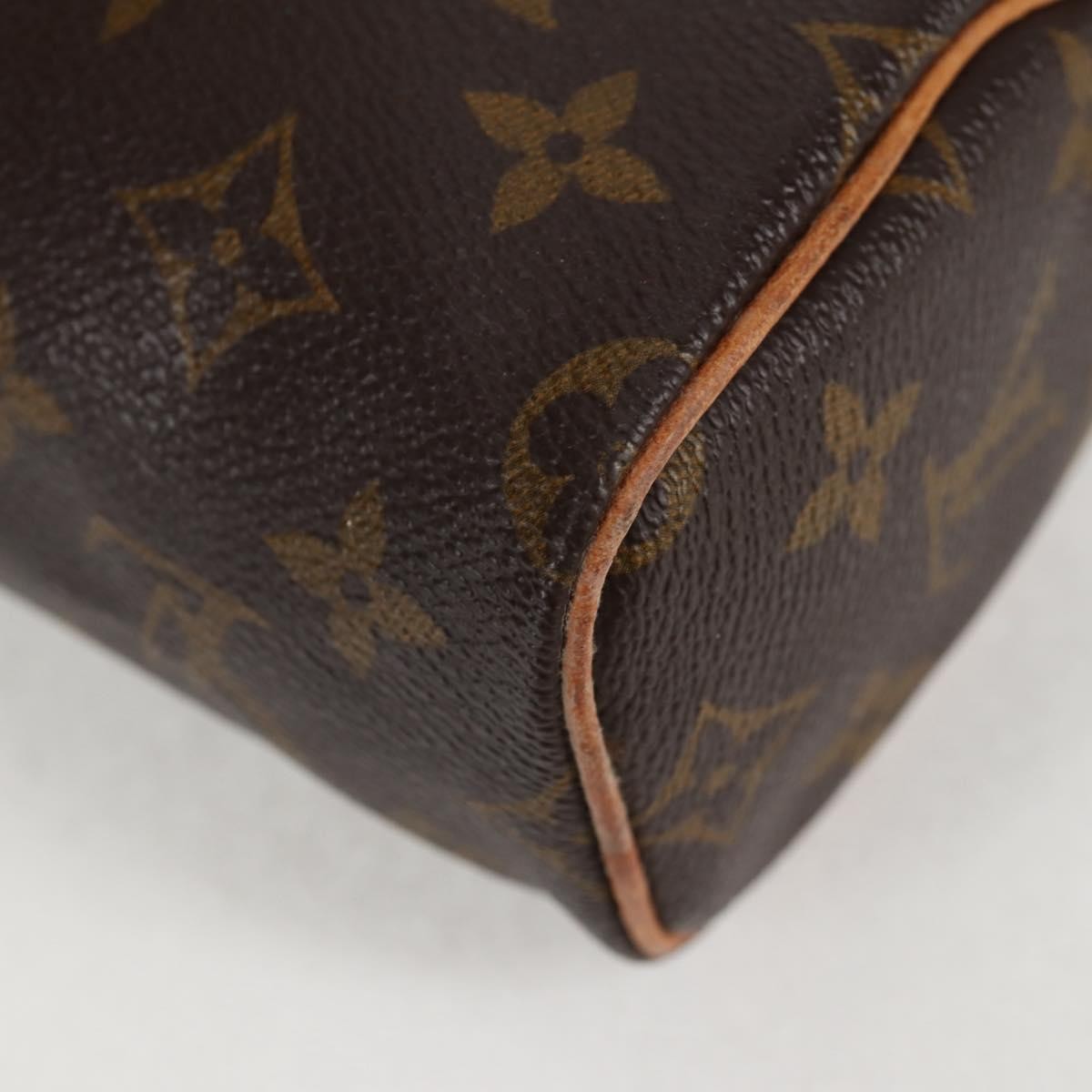 Louis Vuitton Speedy Mini HL Handbag Monogram Canvas, BROWN, CANVAS, Handbag