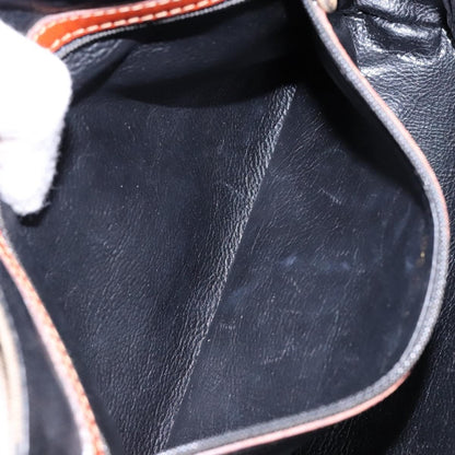 Fendi Vintage Pequin Flap Messenger Bag Coated Canvas, BROWN, CANVAS, Shoulder bag