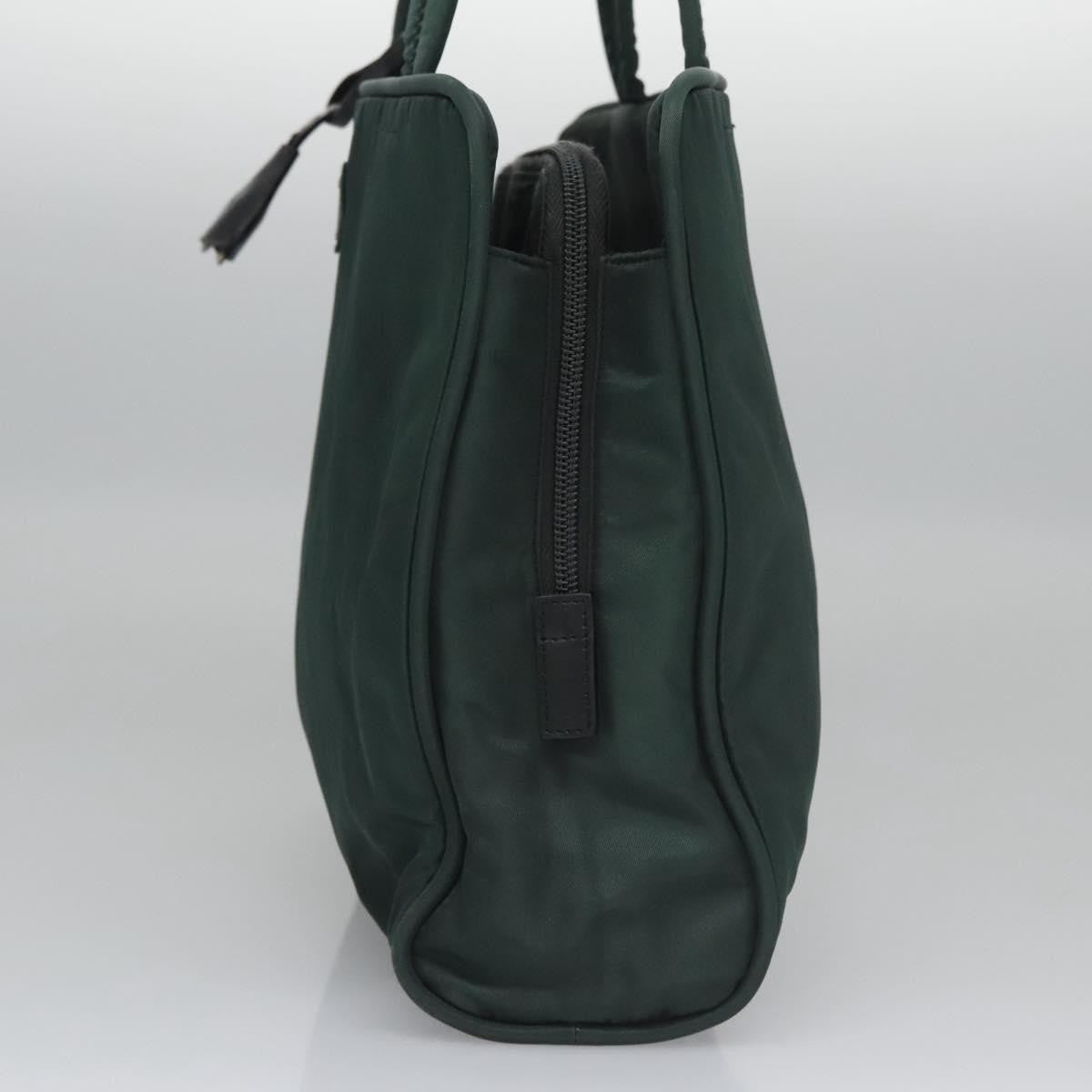 Prada Vintage Handbag Tessuto, GREEN, NYLON, Handbag