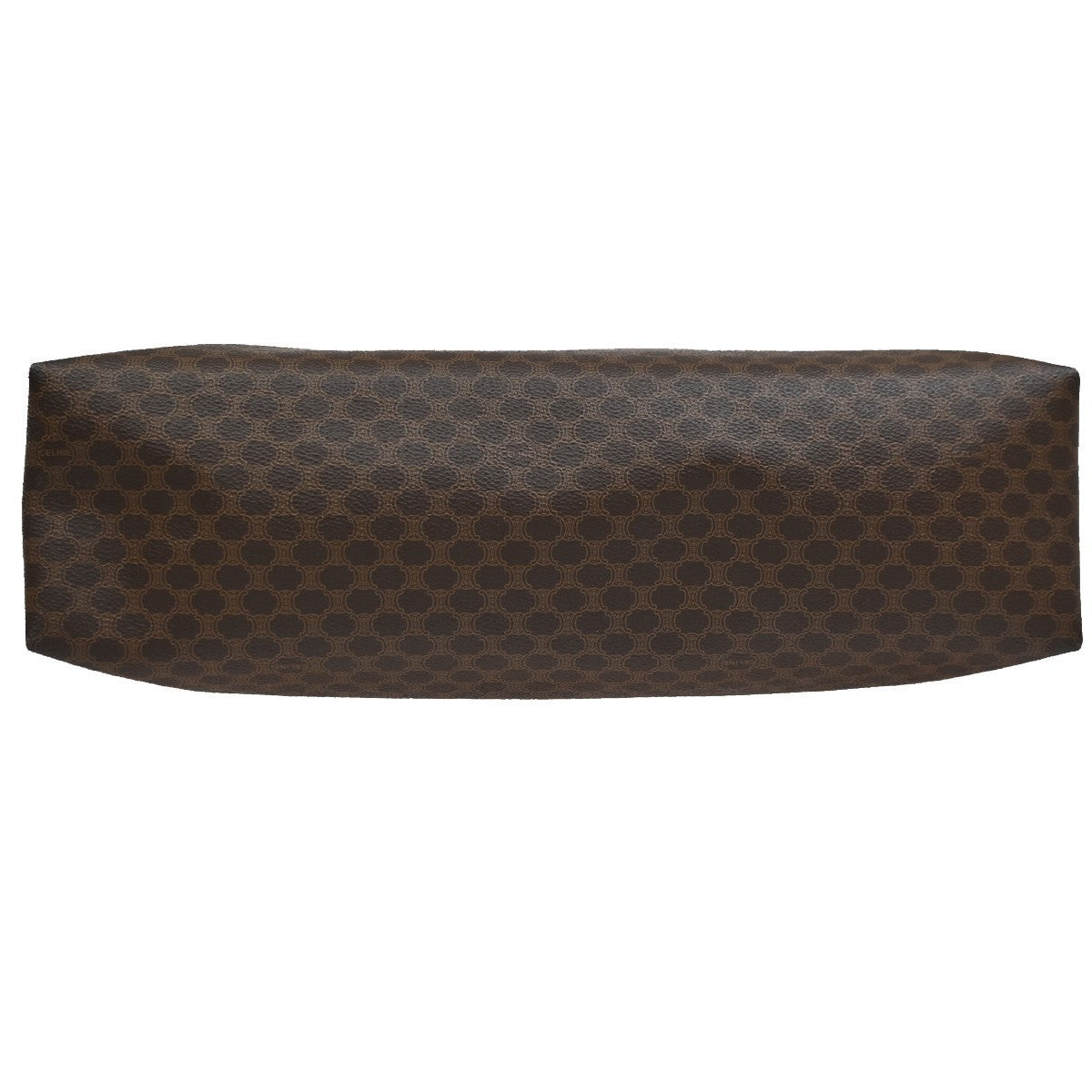 Celine Vintage Macadam Tote bag Canvas and Leather, BROWN, CANVAS, Tote bag