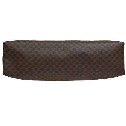 Celine Vintage Macadam Tote bag Canvas and Leather, BROWN, CANVAS, Tote bag