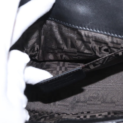 Salvatore Ferragamo Gancini Chain Shoulder bag Patent leather, BLACK, PATENT_LEATHER, Shoulder bag