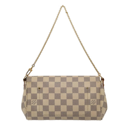 Louis Vuitton Favorite Handbag Damier, WHITE, CANVAS, Handbag