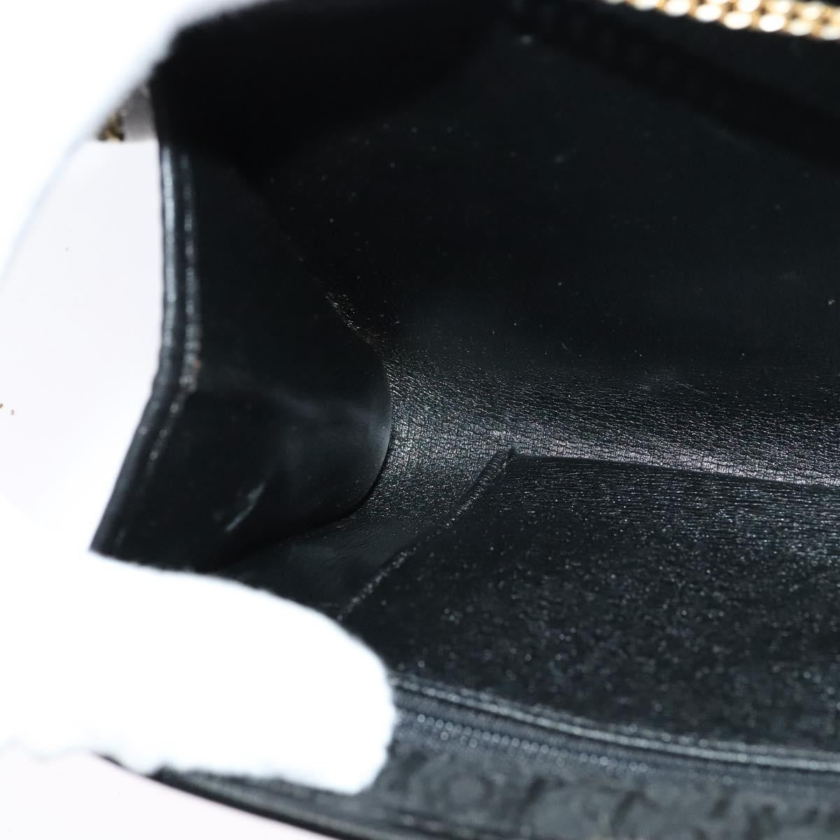 Christian Dior Vintage Trotter Crossbody Bag Canvas, BLACK, CANVAS, Shoulder bag