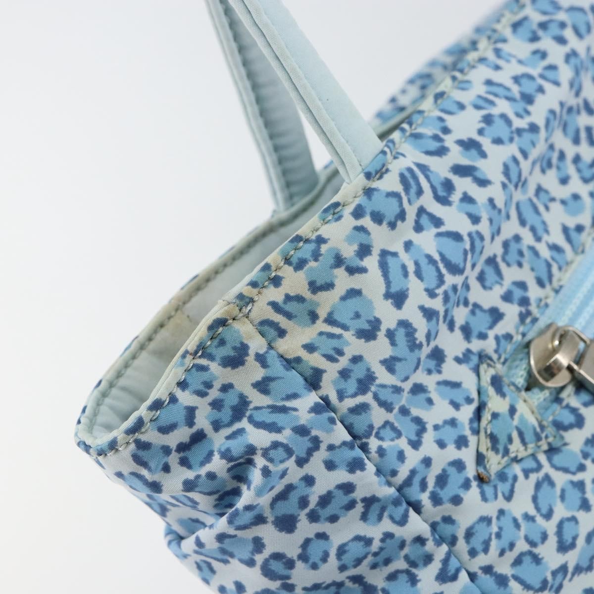 Bottega Veneta Vintage Tote Bag Nylon, BLUE, NYLON, Tote bag