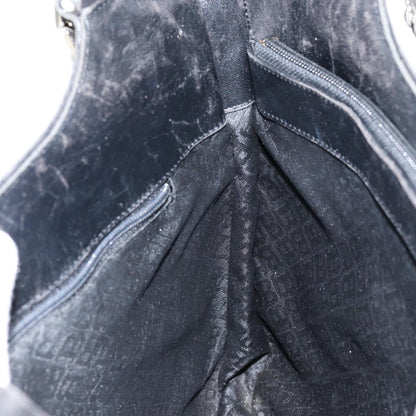 Bally Vintage Handbag Leather, BLACK, LEATHER, Handbag