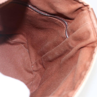 Hermes Saxo Handbag Toile, BEIGE, CANVAS, Handbag