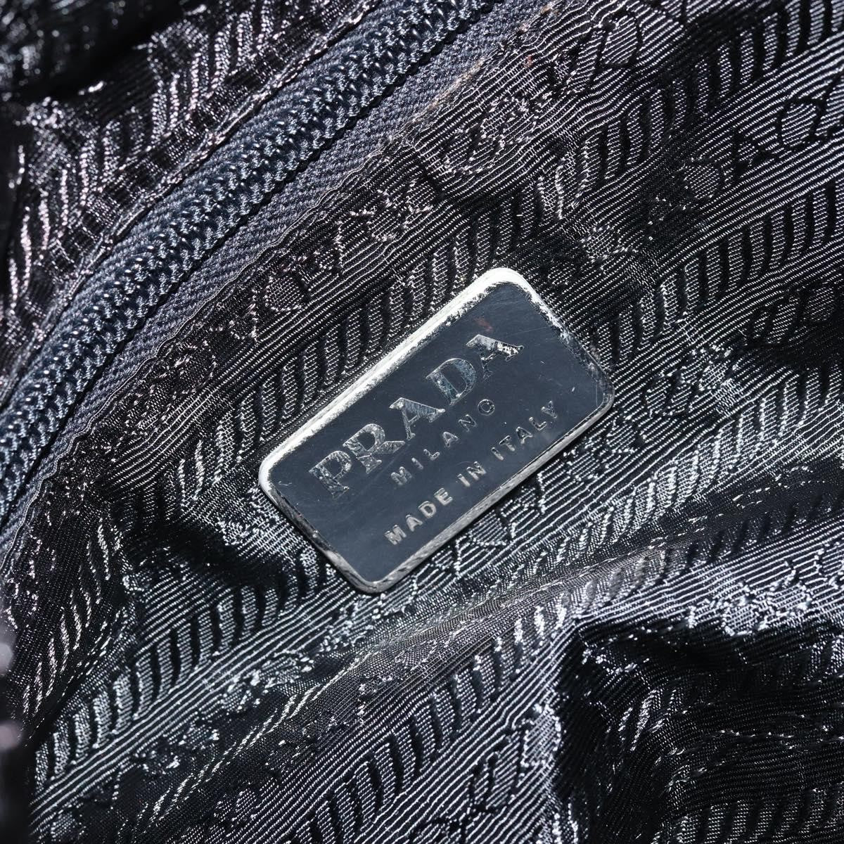 Prada Vintage Zip Tote Tessuto, BLACK, NYLON, Tote bag