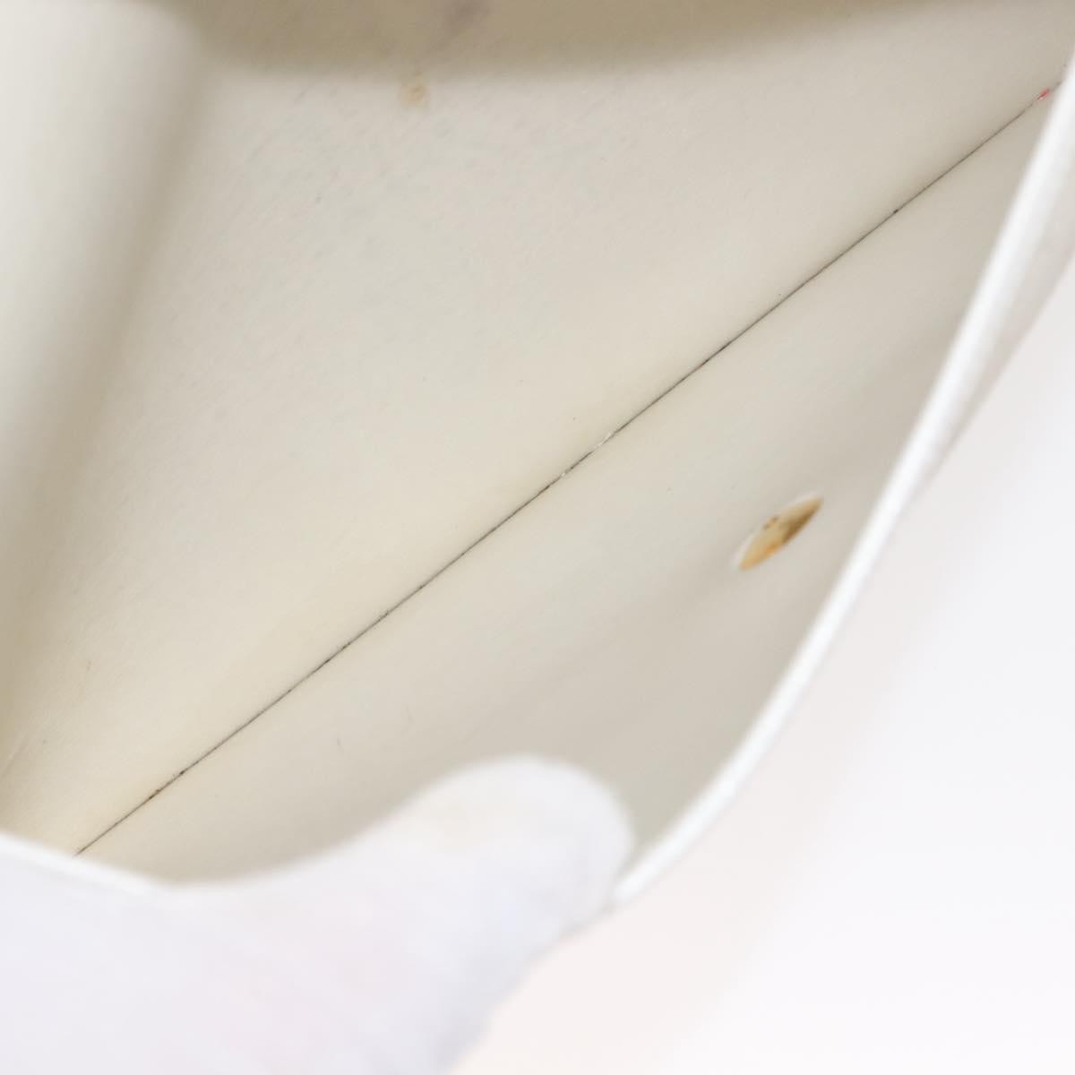 Christian Dior Vintage honeycomb clutch Canvas, WHITE, CANVAS, Clutche & pouche