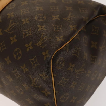 Louis Vuitton Keepall Bag Monogram Canvas, BROWN, CANVAS, Travel bag