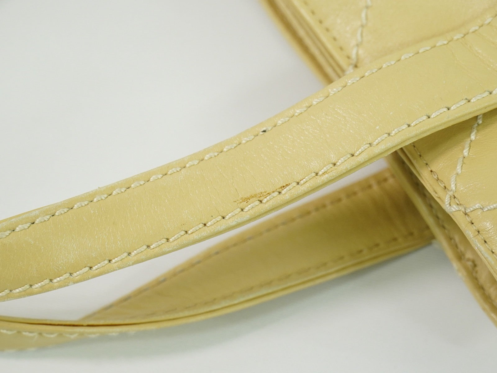 Chanel Surpique Tote Quilted Leather, BEIGE, LEATHER, Handbag