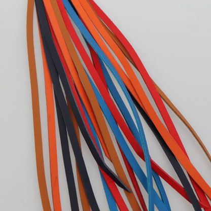 Loewe Anagram Bag Charm Key Holder Metal with Leather, MULTICOLOUR, LEATHER, Charms and Keychains