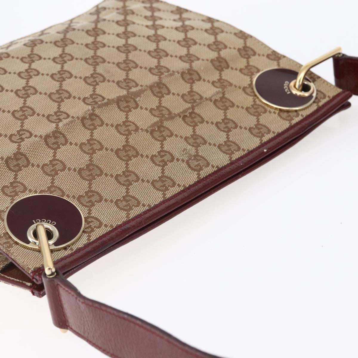 Gucci Eclipse Messenger GG Canvas, BEIGE, CANVAS, Shoulder bag