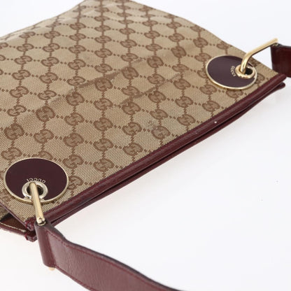 Gucci Eclipse Messenger GG Canvas, BEIGE, CANVAS, Shoulder bag